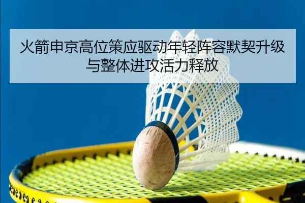 火箭申京高位策应驱动年轻阵容默契升级与整体进攻活力释放